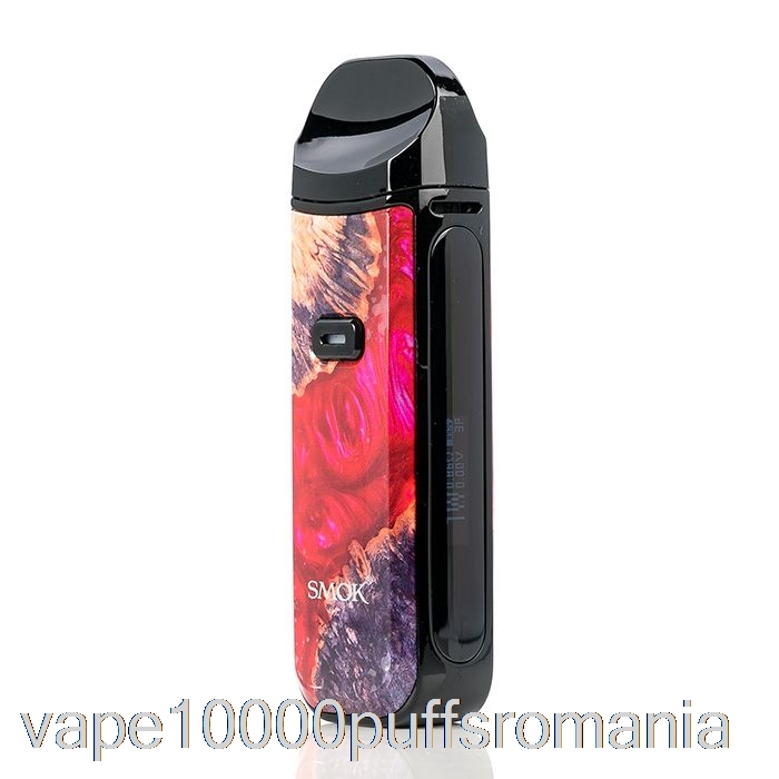 Vape Romania Smok Nord 2 40w Pod Sistem Lemn Rosu Stabilizator